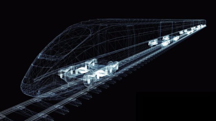 HMAX train + tracks no logo black